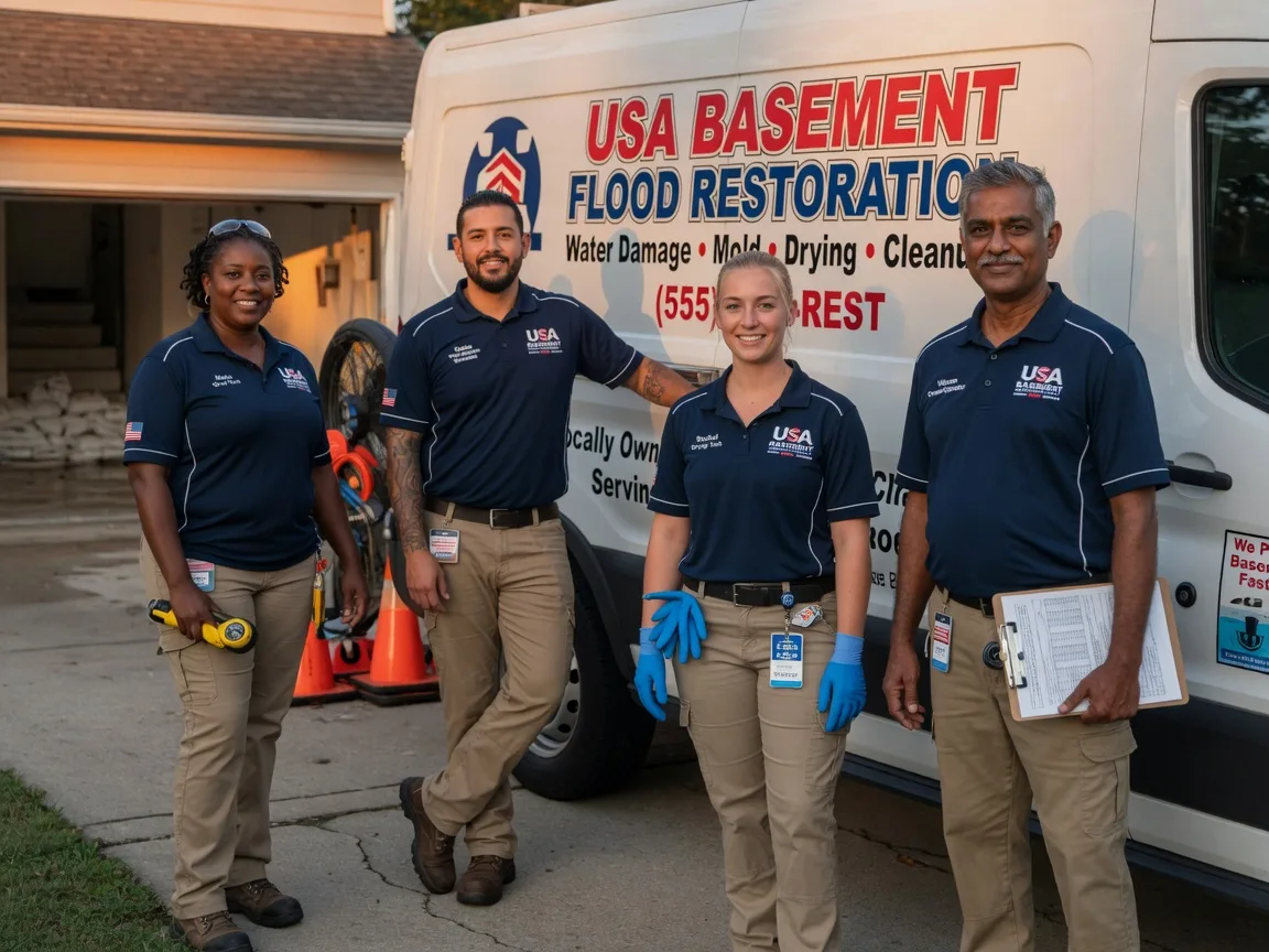 Basement Flood Cleanup company in Effort, PA