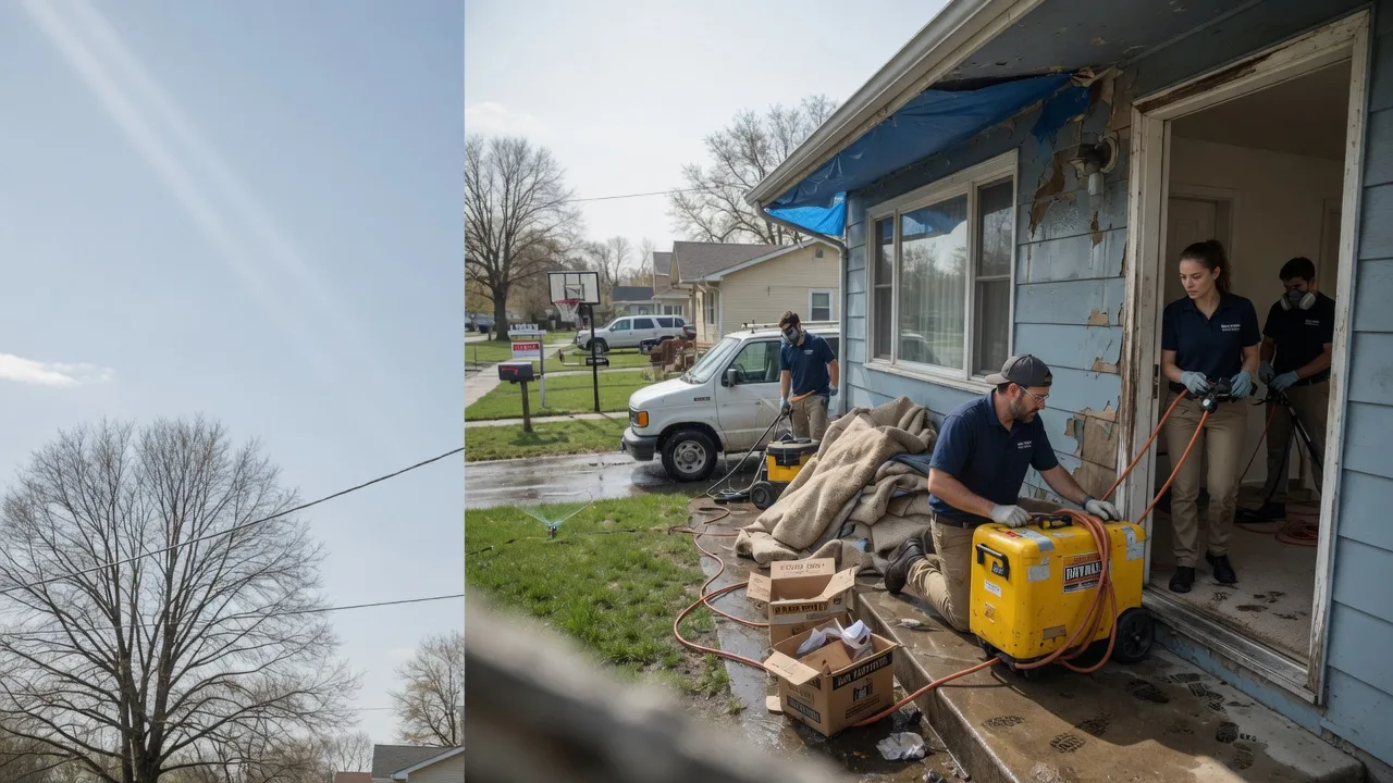 Basement Flood Cleanup in Effort, PA near me